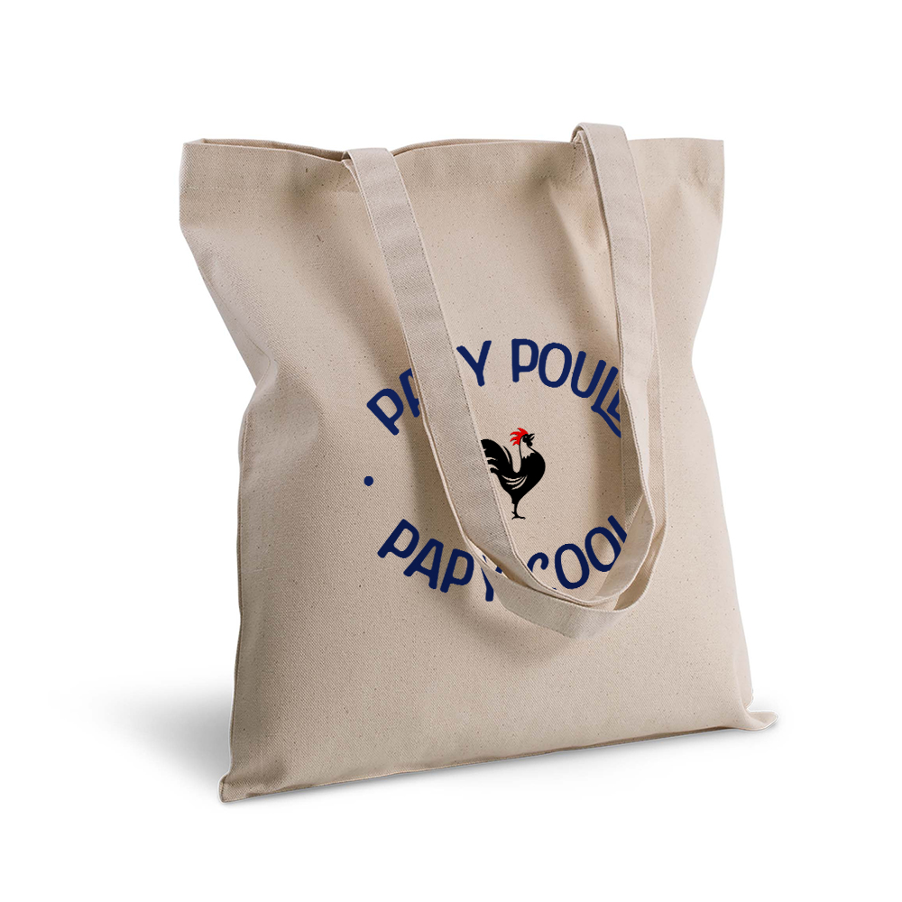 Tote bag deluxe papy poule