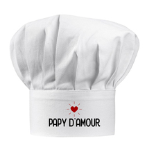 Toque blanche Papy d'amour