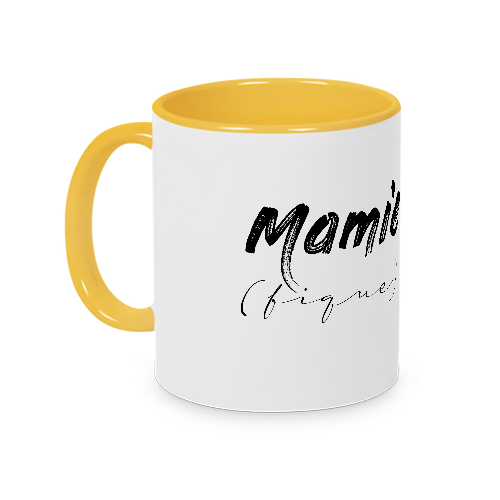 Mug jaune Mamie (fique)