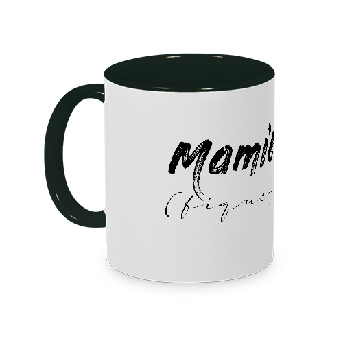 Mug noir Mamie (fique)