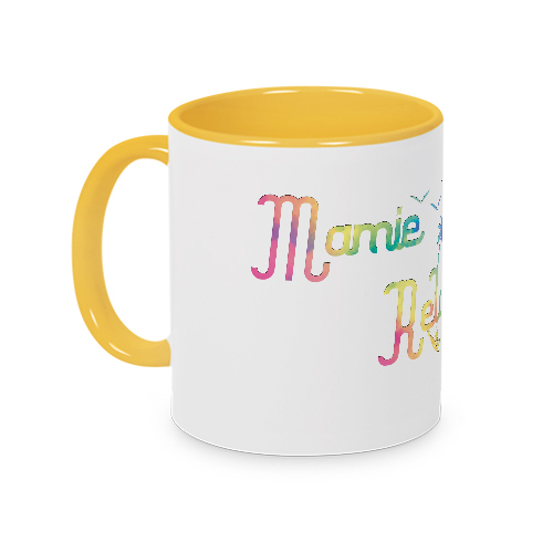 Mug jaune Mamie Relax