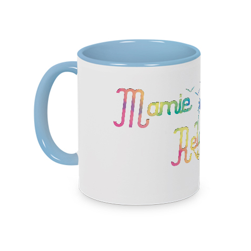 Mug bleu Mamie Relax