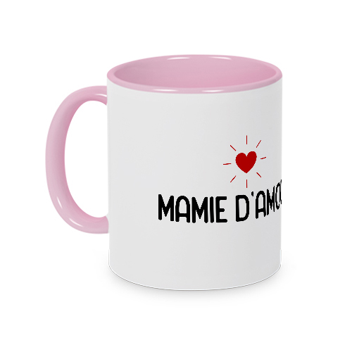 Mug rose Mamie d'amour