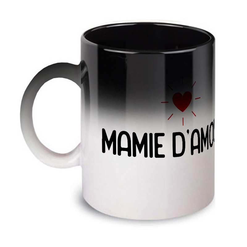 Mug magique Mamie d'amour