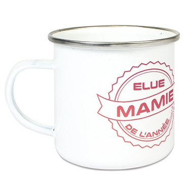 Tasse émaillée Mamie de l'année Tasse émaillée Mamie de l'année