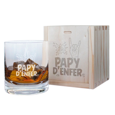 Verre à whisky papy d'enfer Verre à whisky papy d'enfer