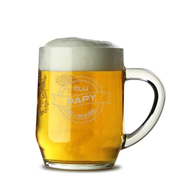 Chope de bière papy de l'année Chope de bière papy de l'année