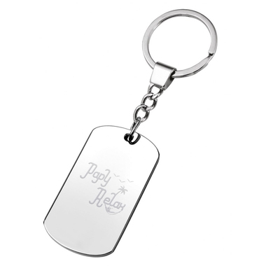 Porte clés plaque papy relax Porte clés plaque papy relax
