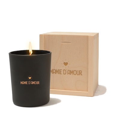 Bougie allumée Mamie d'amour Bougie allumée Mamie d'amour