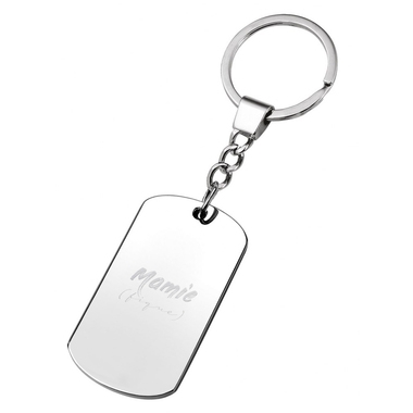 Porte-clés plaque Mamie (fique) Porte-clés plaque Mamie (fique)