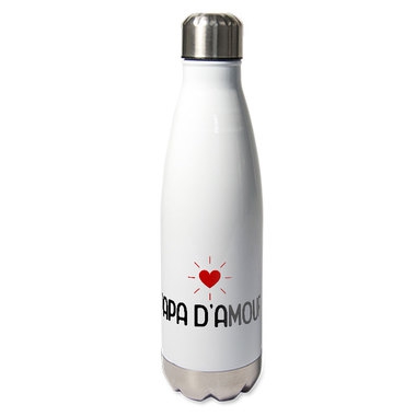 Gourde isotherme papa d'amour Gourde isotherme papa d'amour