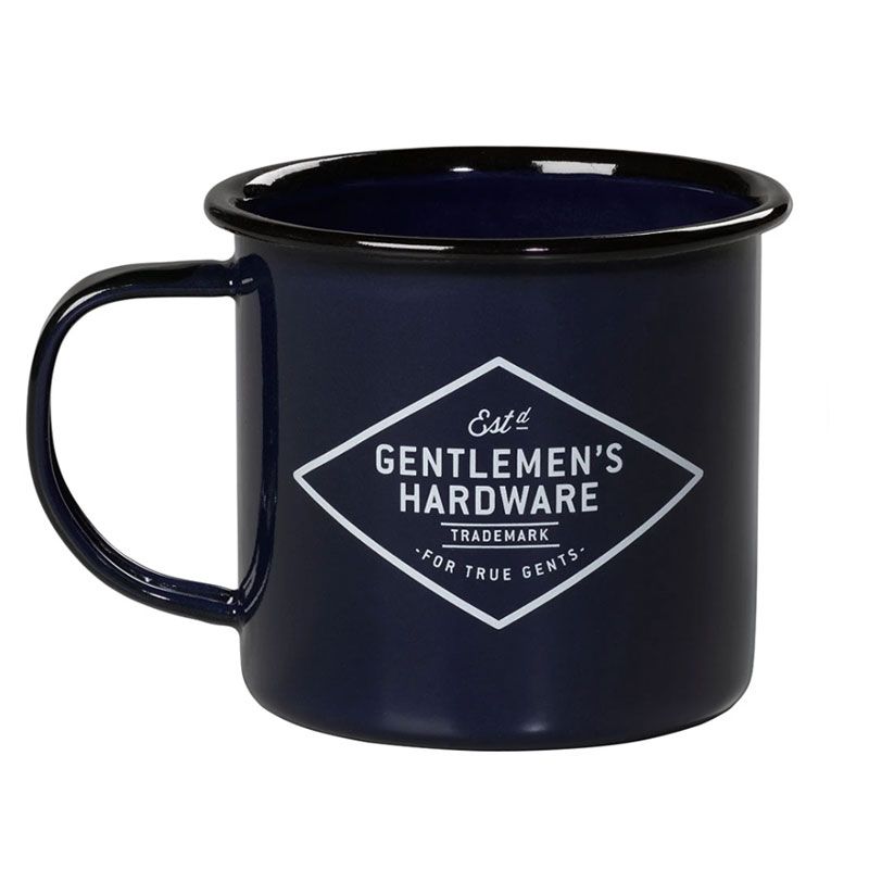 Gentlemen's Hardware tasse émaillée bleue